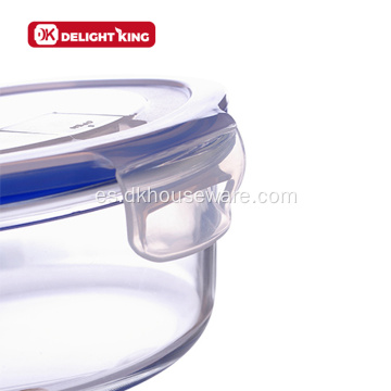 Recipientes de almacenamiento de vidrio de vidrio de vidrio resistente al calor